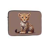 YYHWHJDE The coquettish Little Leopard Prints Custodia protettiva antiurto portatile per laptop da 10 pollici per uomini e donne viaggi d'affari e ufficio uso quotidiano