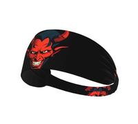 YYHWHJDE The Devil's Face - Fascia sportiva da donna, a prova di sudore, fascia elastica estiva