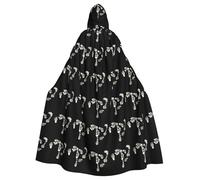 YYHWHJDE The Devil's Footprints - Mantello con cappuccio per Halloween, per adulti, per feste e costumi