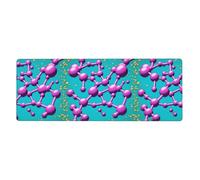 YYHWHJDE The Dopamine Link Prints, tappetino per mouse extra large, forte adesione, durevole, bordo di bloccaggio preciso 30,5 x 80 cm