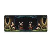 YYHWHJDE The Elf of Learning Magic Books Prints, tappetino per mouse extra large per computer, ufficio, tastiera da gioco, versione ispessita, 30,5 x 80 cm