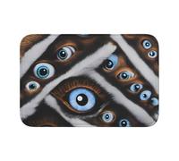 YYHWHJDE The Evil Eye Looked Picture Crystal Velvet Lock Edge Tappeto per camera da letto, salotto, dormitorio decorazione della casa