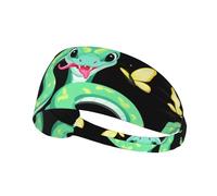YYHWHJDE The Fate of Butterflies and Snakes Picture - Fascia sportiva da donna, a prova di sudore, fascia elastica estiva