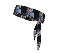 YYHWHJDE The Gentle Little Orange Cat - Foulard sportivo double-face, asciugatura rapida, traspirante, per donne, ragazze e uomini