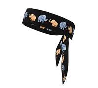 YYHWHJDE The little ant and the elephant Prints, foulard sportivo double-face, asciugatura rapida, traspirante, per donne, ragazze e uomini
