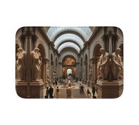 YYHWHJDE The Metropolitan Museum of Art in New York Picture Tappetino antiscivolo e ispessito adatto per bagni, camere da letto, tappetini lavabili 40,6 x 61 cm