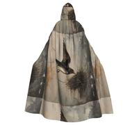 YYHWHJDE The Nia of the Nest, mantello con cappuccio per Halloween, per adulti, super grande, senza cerniera