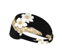 YYHWHJDE The Story of Flowers and High Heels Picture Sports Fascia per le donne a prova di sudore fascia elastica estiva