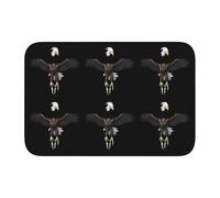 YYHWHJDE The Terrifying Eagle Impeachment - Tappetino in velluto con bordo bloccato, per camera da letto, salotto, dormitorio, decorazione per la casa