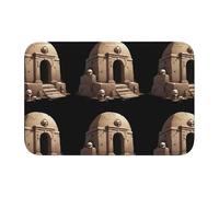 YYHWHJDE The Tomb of Horror Picture Crystal Velvet Lock Edge Tappeto per camera da letto, salotto, dormitorio, decorazione per la casa