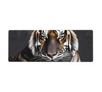 YYHWHJDE Tiger At Rest - Tappetino per mouse extra large, forte adesione, durevole, bordo di bloccaggio preciso, 30,5 x 80 cm