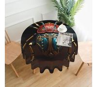 YYHWHJDE Tovaglia decorativa rotonda da 152,4 cm con immagine di scarabeo colorato, impermeabile, lavabile e riutilizzabile per cene, caffè, picnic, matrimoni, feste