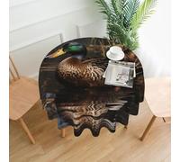 YYHWHJDE Tovaglia decorativa rotonda da 152,4 cm, impermeabile, lavabile e riutilizzabile per cene, caffè, picnic, matrimoni, feste