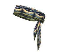 YYHWHJDE UFO Landing Pattern Foulard sportivo, assorbe il sudore e traspirante, fascia per capelli con movimento, fazzoletto su entrambi i lati