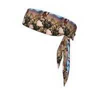 YYHWHJDE Un piccolo foulard sportivo con motivo cammello, assorbe il sudore e traspirante, fascia per capelli con movimento, fazzoletto su entrambi i lati