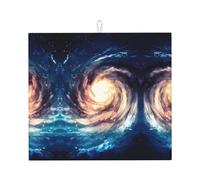 YYHWHJDE Universe - Tappetino scolapiatti da cucina con stampa della Via Lattea, in microfibra, assorbente, per piatti, antiscivolo, strato ad asciugatura rapida con struttura durevole