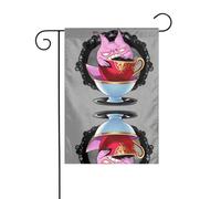 YYHWHJDE Wicked Fantasy Tazza da tè modello Giardino pennone esterno cortile decorazione su entrambi i lati 30,5 x 45,7 cm