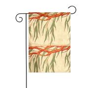 YYHWHJDE Willow Tree Leaves Picture Garden pennone esterno decorazione cortile su entrambi i lati 30,5 x 45,7 cm