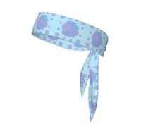 YYHWHJDE Yaxianmu - Cravatta sportiva con motivo floreale, asciugatura rapida, traspirante, multifunzione, per donne e uomini