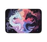 YYHWHJDE Yin Yang Sky Picture Tappetino antiscivolo e ispessito adatto per bagni, camere da letto, tappetini lavabili 40,6 x 61 cm