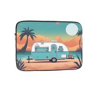 YYHWHJDE You Make Me Happy, borsa a tasca per laptop da 15", con motivo rimorchio da camper, antiurto, per uomini e donne, ideale per viaggi d'affari, scuola e uso quotidiano