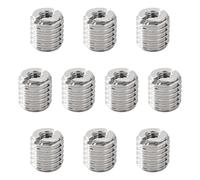 YYIGVMO 10 Pezzi Inserti Filettati da M10x1.5 Maschio a M4x0.7 Femmina, Lunghezza 10mm, Inserti Filettati Adattatori Riduzione Dado in Acciaio Inox, per Mobili, Automobili