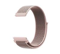 YYJzsw Cinturini for orologio da 18 mm in nylon compatibili con Garmin Venu 2S/Venu 3S/Vivoactive, cinturino Sport Loop di ricambio a sgancio rapido(Pink sand 02)