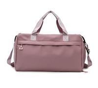 YYKSYDPT Borsone sportivo unisex con scomparto per scarpe e tasca bagnata, borsa per il fine settimana durante la notte, per nuoto, yoga, borsa da viaggio per valigia, rosa, minimalismo