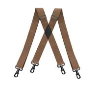 YYKSYDPT Bretelle da Uomo, Bretelle Uomo Eleganti Regolabili X-Back con 4 Moschettoni Girevoli per Carichi Pesanti, Bretelle Elastiche Larghe 3,5 cm per pantaloni