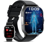 YYKY 2025 nuovo Smartwatch ECG+HRV li m Orologio 2.01”24H Pressione Sanguigna/cardiofrequenzimetro/Acido Urico/Lipidi/Telefono/Sonno/SpO2 per Uomo donna Fitness Tracker iOS Android