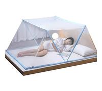 YYLDPFDC Zanzariera Letto Baldacchino Autoportante Pieghevole Singola Porta Anti Zanzara Morsi, Letto Portatile Net Letto Matrimoniale con Zanzariera per Campeggio, da Viaggio, casa Esterna