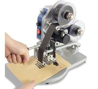 YYLHJW Macchina per Timbro per Fogli di codifica a Nastro Manuale, Data elettrica Stampante in codice di timbing a Caldo, Manico Premium per Il Film Flessibile