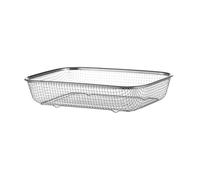 YYLMKMFC-AE Cesto di frutta for bancone della cucina, piatto scolapiatti cavo in acciaio inossidabile 304 for conservare patate e pane vegetale(31x12cm)