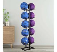 YYLMKMFC Ballregal Garage Sports Ball Storage nizer | Supporto Verticale for pallavolo, Calcio, Basket e Altro | Sport durevoli