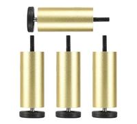 YYLMKMFC Gambe da tavolo nere/argento/oro in metallo, piedini di supporto for mobili da 4 pezzi, gambe di ricambio for mobili fai-da-te(Gold,20cm(7.9in))