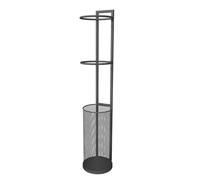 YYLMKMFC Portaoggetti for Attrezzature Sportive for Racchette da Tennis e Badminton Espositore for Palline a Doppio/Triplo Strato(Black,21 X 26 X 105cm)