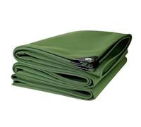 YYLMKMFC Telone di Copertura in Tela Verde con Occhielli antiruggine, teloni Multiuso for Campeggio, Serra(2x5m(6.5ftx16.4ft))