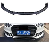 YYlong Auto Paraurti Anteriore Spoiler per Audi A3 S-Line 8V 2017-2018 Anticollisione Anteriore Paraurti Lip Spoiler Labbro Splitter Diffusore
