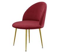 YYLPART Coprisedia con Schienale Rotondo 2/4/6 Pezzi Velluto Fodere Coprisedia Elasticizzato Elegante per Sala da Pranzo Ufficio Coprisedia con Jacqaurd Lavabile(V,6PCS)