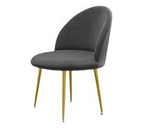 YYLPART Coprisedia con Schienale Rotondo 2/4/6 Pezzi Velluto Fodere Coprisedia Elasticizzato Elegante per Sala da Pranzo Ufficio Coprisedia con Jacqaurd Lavabile(L,2PCS)