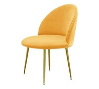 YYLPART Coprisedia con Schienale Rotondo 2/4/6 Pezzi Velluto Fodere Coprisedia Elasticizzato Elegante per Sala da Pranzo Ufficio Coprisedia con Jacqaurd Lavabile(A2,6PCS)