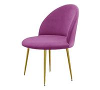 YYLPART Coprisedia con Schienale Rotondo 2/4/6 Pezzi Velluto Fodere Coprisedia Elasticizzato Elegante per Sala da Pranzo Ufficio Coprisedia con Jacqaurd Lavabile(A6,6PCS)