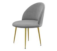 YYLPART Coprisedia con Schienale Rotondo 2/4/6 Pezzi Velluto Fodere Coprisedia Elasticizzato Elegante per Sala da Pranzo Ufficio Coprisedia con Jacqaurd Lavabile(G,6PCS)