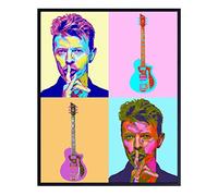 YYLPRQQ David Bowie Poster Andy Warhol Style Pop Wall Art Pictures Cool Urban Home Decoration 42X60Cm