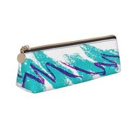 Yyoretp 90's Cup Design Stampa Semplice Triangolare Penna caso di Immagazzinaggio Borsa per Forniture per Ufficio, Cosmetici, Articoli da toeletta, bianco, Taglia unica, Beauty Case