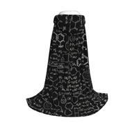 Yyoretp Astratto Scienza Chimica Illustrazione Stampa 3D Mantello Con Cappuccio Per I Giovani con Halloween Natale Cosplay Con Cappuccio Mantello Costume