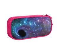 Yyoretp Astuccio grande con stampa galassia, doppio strato con cerniera, astuccio per trucco e matita organizer., rosa, Taglia unica, Beauty Case