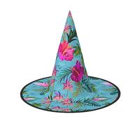 Yyoretp Ciao Hawaii Stampa Halloween Costume Strega Cappello Adulti Carnevale Cosplay partito Costume Accessori