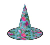 Yyoretp Ciao Hawaii Stampa Halloween Costume Strega Cappello di Natale Cappelli per Cosplay Carnevale Festa Decorazione