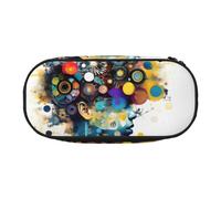 Yyoretp Grande Capacità Intelligenza Artificiale Cervello Stampa Matita Caso Grande Matita Sacchetto di Cancelleria Penna Sacchetto per Forniture per